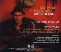 Marshall Crenshaw : Live and Learn